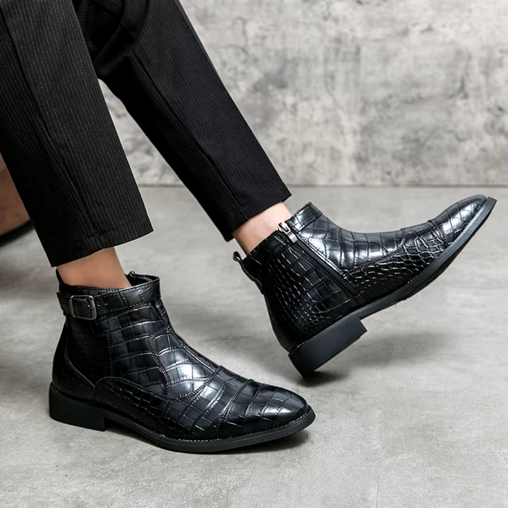 Chelsea Boots élégantes en cuir pour hommes