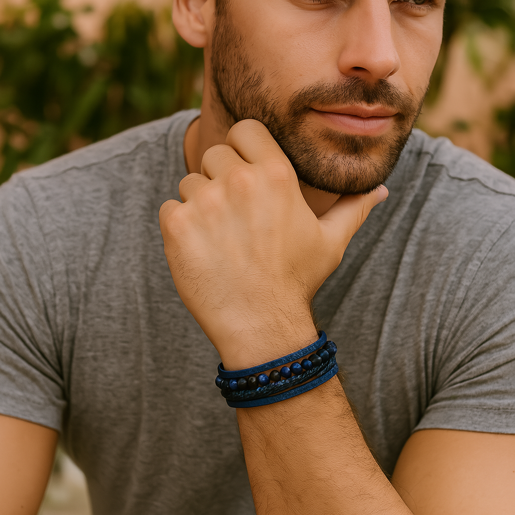 Elite Vintage - Bracelet en cuir de luxe