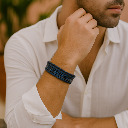Timeless Vintage - Bracelet en cuir de luxe