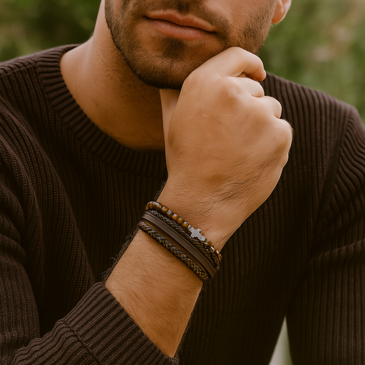 Heritage Vintage - Bracelet en cuir de luxe