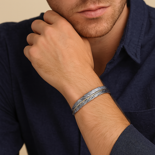 Le bracelet de plumes du trésor des Norvégiens