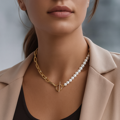 Ensemble de perles d'eau douce Marie-Caley