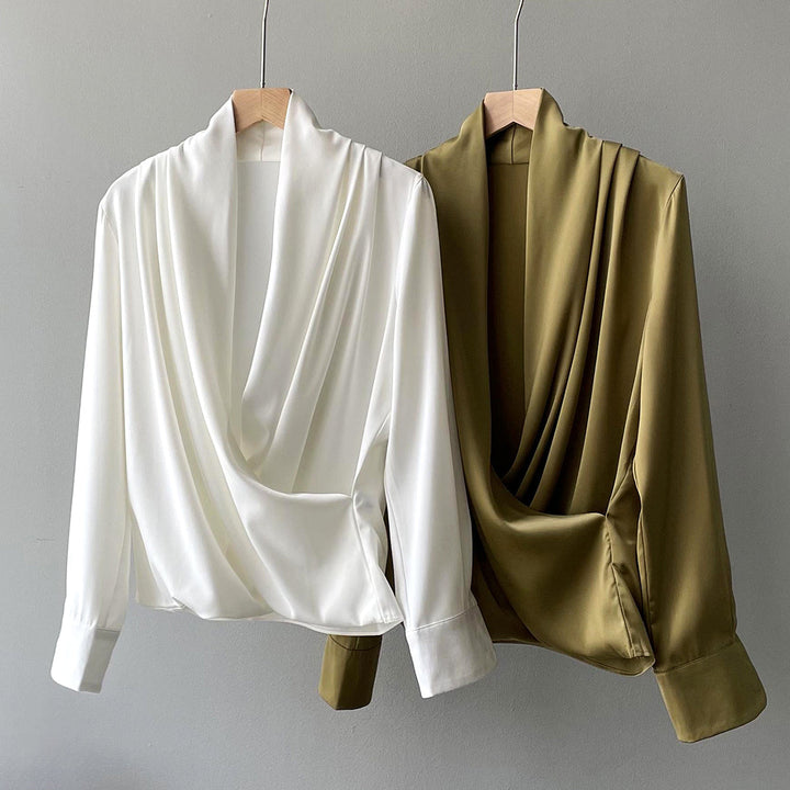 Marie Blouse en Satin