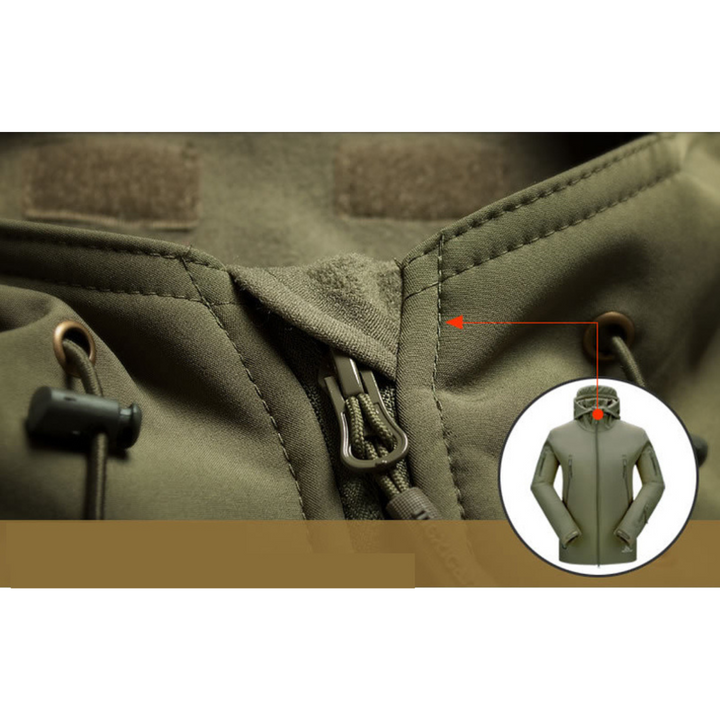 Dawson - Veste militaire imperméable avec capuche