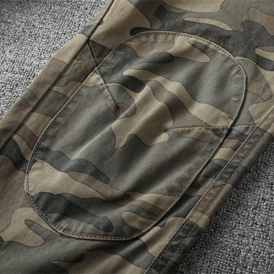 Calvin - Pantalon cargo camouflage