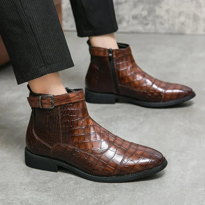 Chelsea Boots élégantes en cuir pour hommes