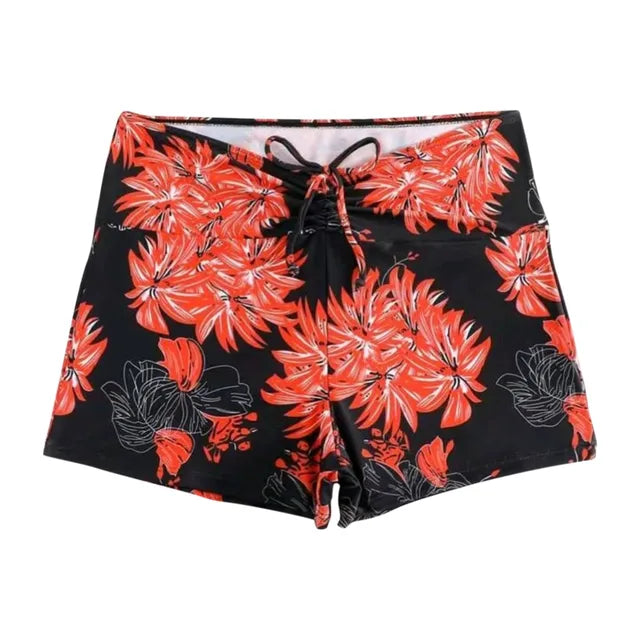 Blumena - Short de vacances avec impression de fleurs