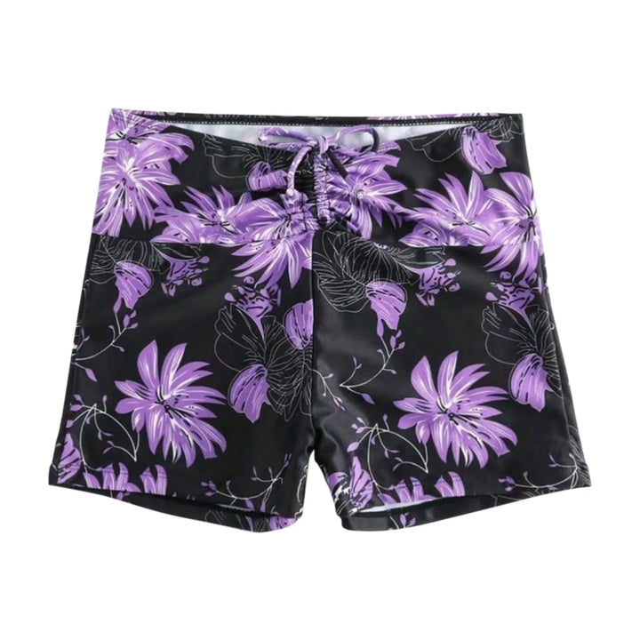 Blumena - Short de vacances avec impression de fleurs