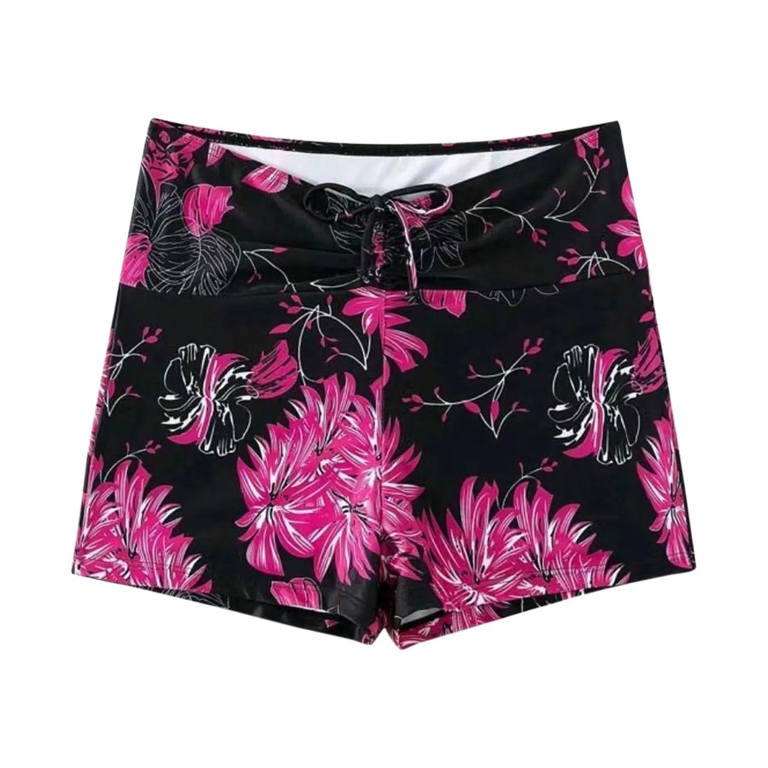 Blumena - Short de vacances avec impression de fleurs