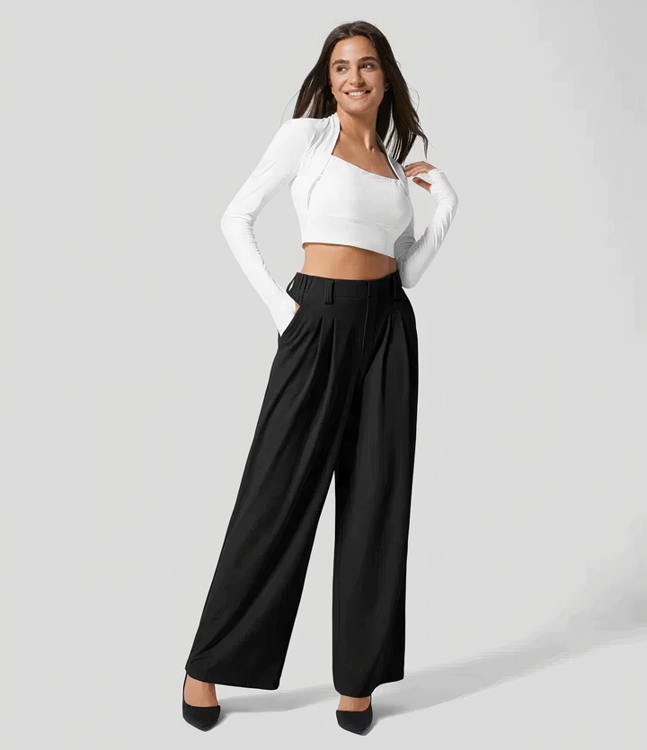 Georgia - Pantalon taille haute