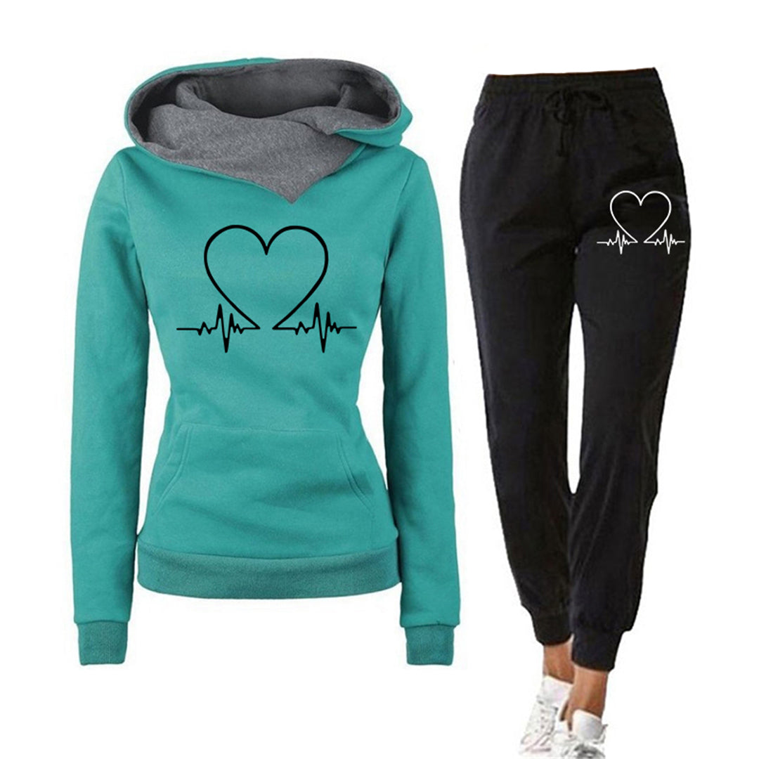 HEARTBEAT - Ensemble de jogging confortable pour femmes