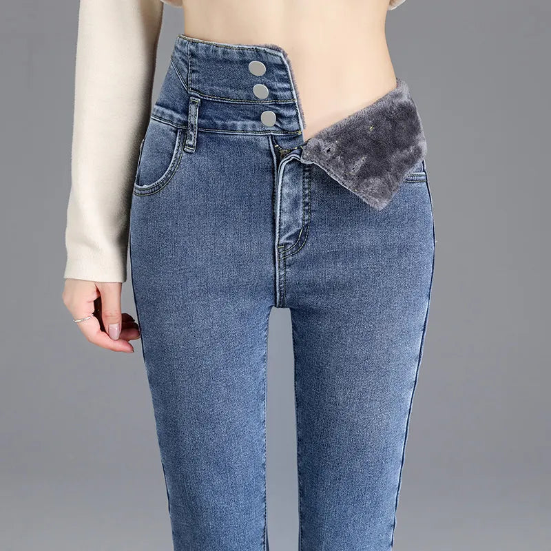 Jean chauds pour femmes skinny