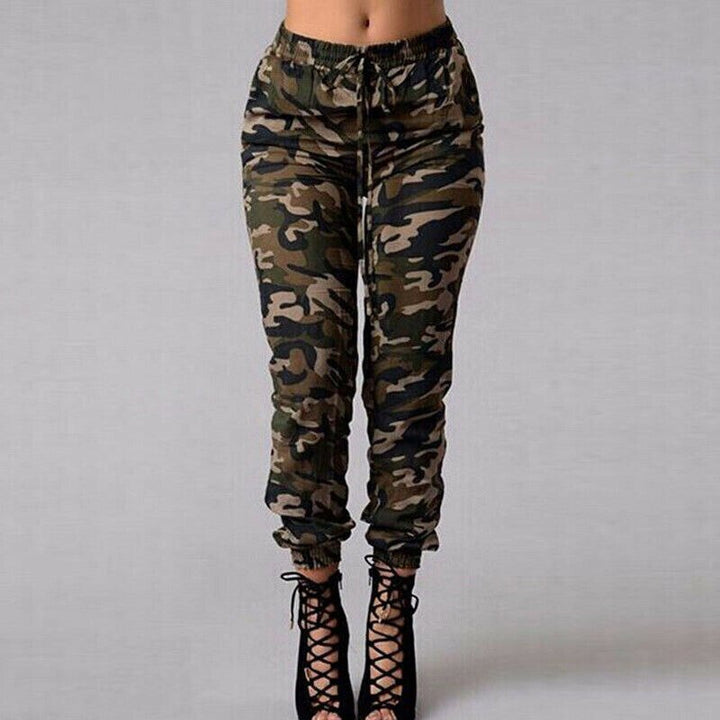 Pantalon Serafina - Pantalon confortable pour femme avec motif camouflage - décontracté et à la mode