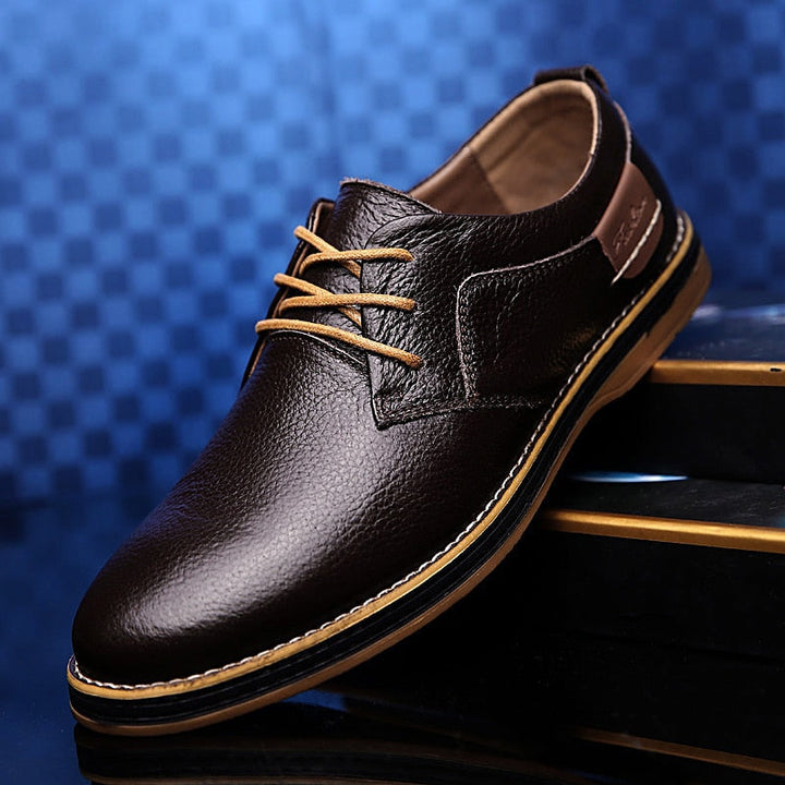 Chaussures Oxford en cuir de haute qualité pour hommes, disponibles en différentes couleurs