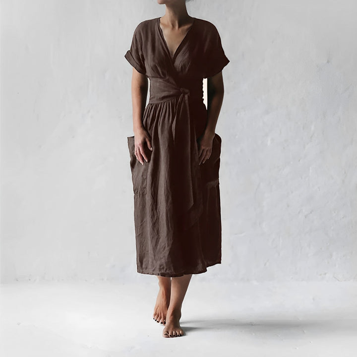 Robe portefeuille stylée pour femmes