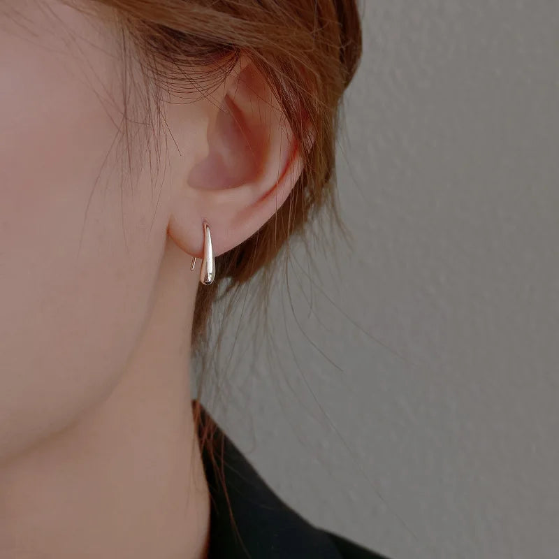 Boucles D'Oreilles Wassertropfen Argent Sterling Édition Limitée