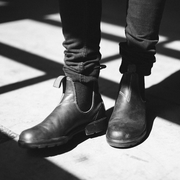 Sina - Bottes en cuir intemporelles pour femmes avec un design élégant et un grand confort