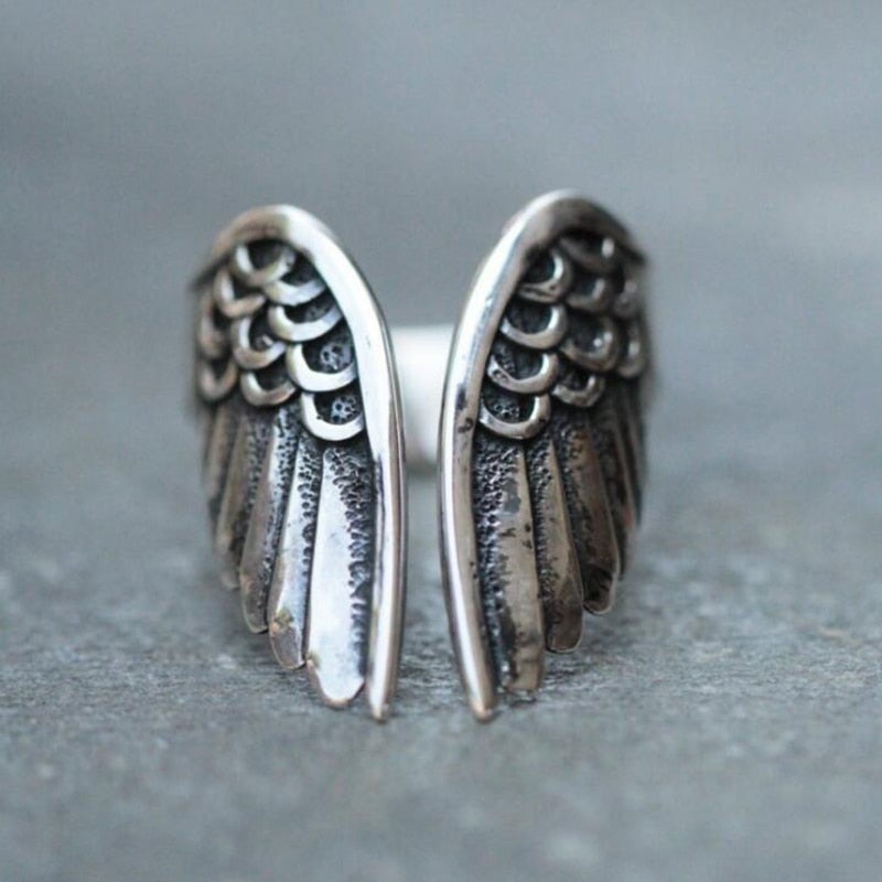 Bague ange réglable en argent 925