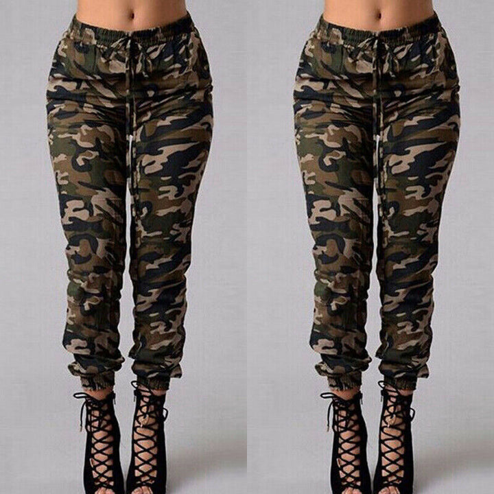 Pantalon Serafina - Pantalon confortable pour femme avec motif camouflage - décontracté et à la mode