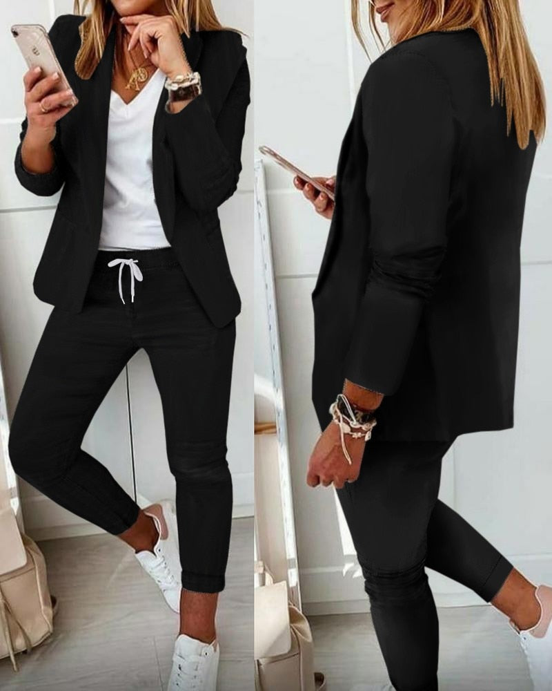 SANNA - Ensemble blazer et pantalon