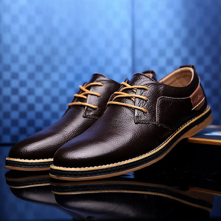 Chaussures Oxford en cuir de haute qualité pour hommes, disponibles en différentes couleurs