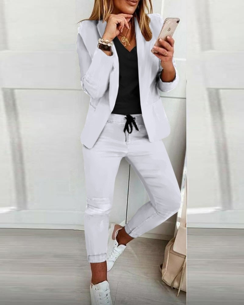 SANNA - Ensemble blazer et pantalon