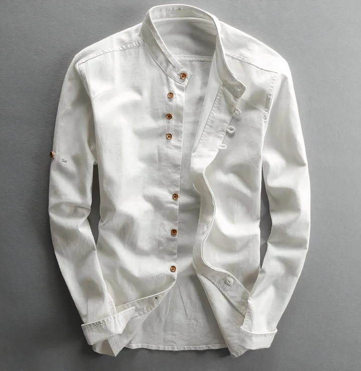 JAMES - Chemise en coton de style japonais pour hommes