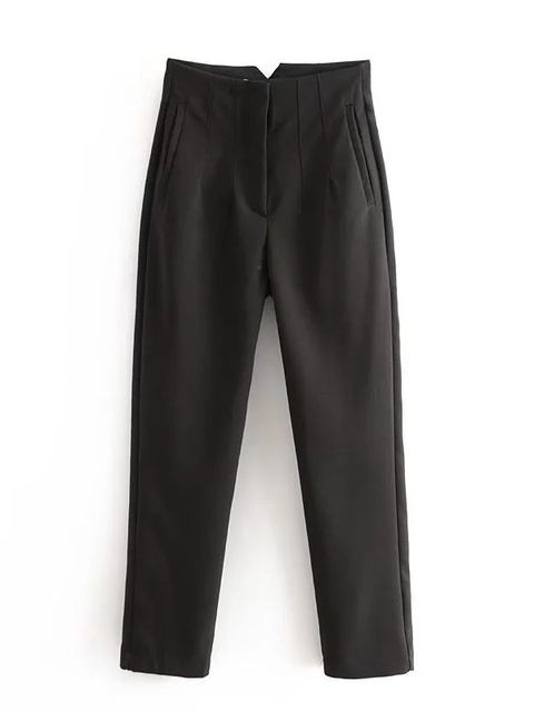 ALY - Pantalon femme taille haute