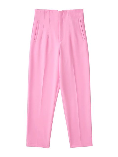 ALY - Pantalon femme taille haute
