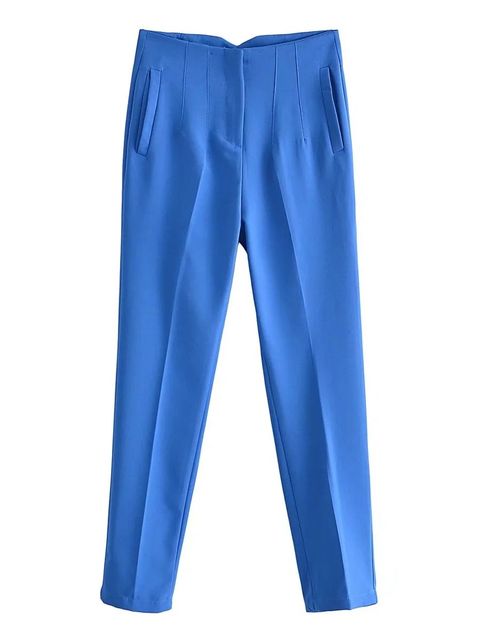 ALY - Pantalon femme taille haute