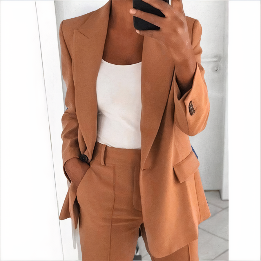 GRETCHEN - Ensemble blazer avec veste et pantalon