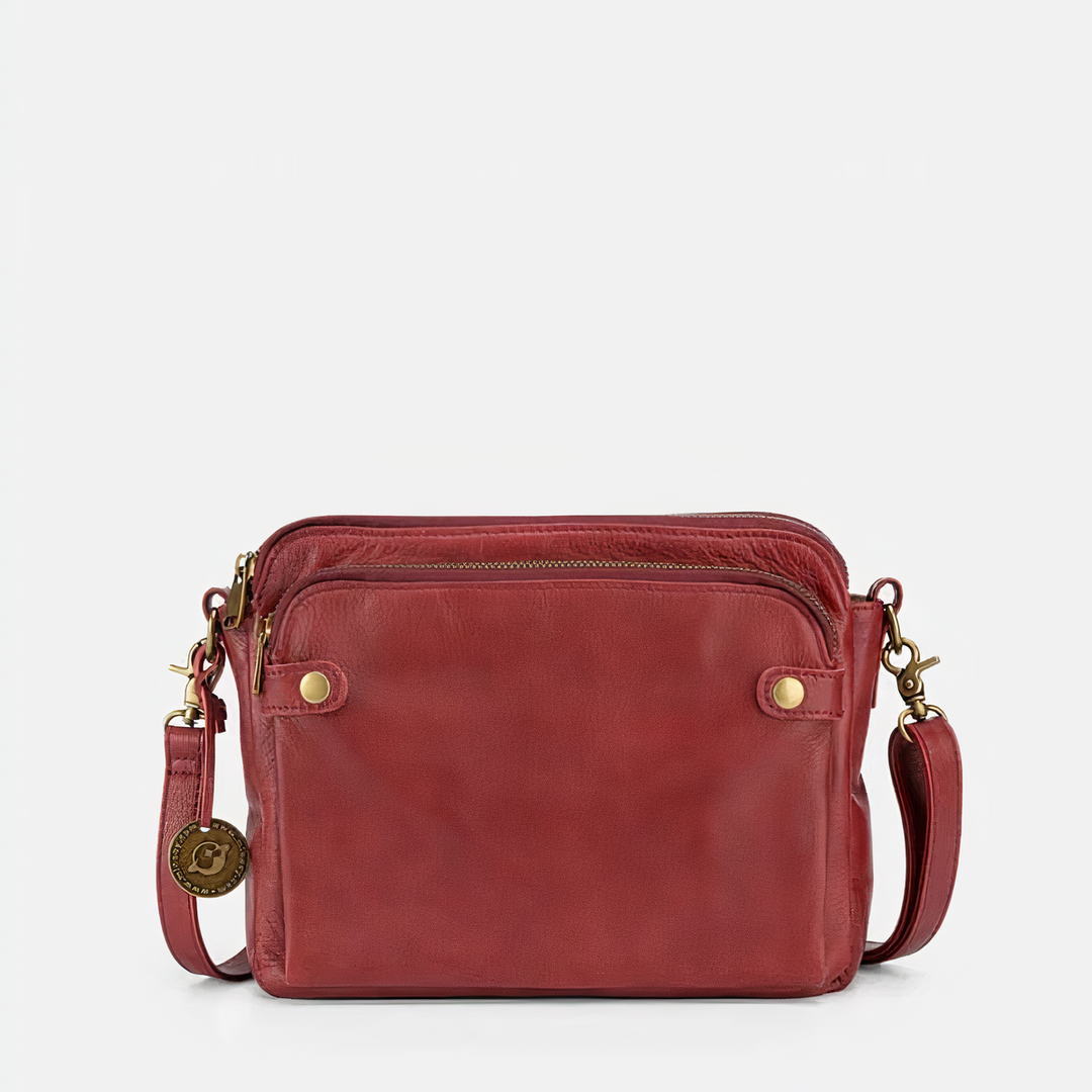 LAILA - Sac crossbody en cuir à trois couches