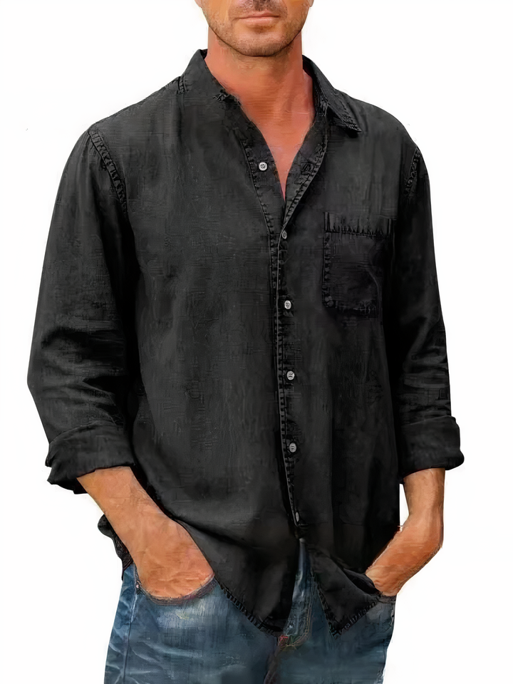 MATEO - Chemise en denim à manches longues