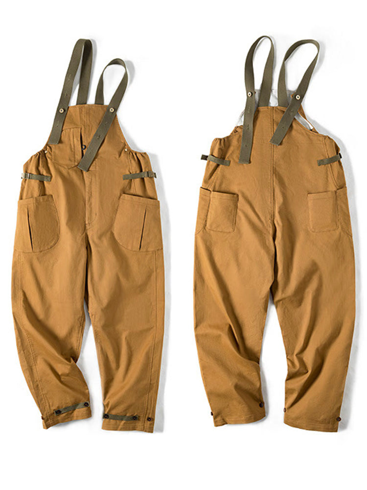 Salopette ample extensible pour homme avec poche unique