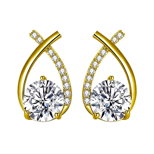 Boucles D Oreilles Or Doré Collection Arielle Édition Limitée Signature