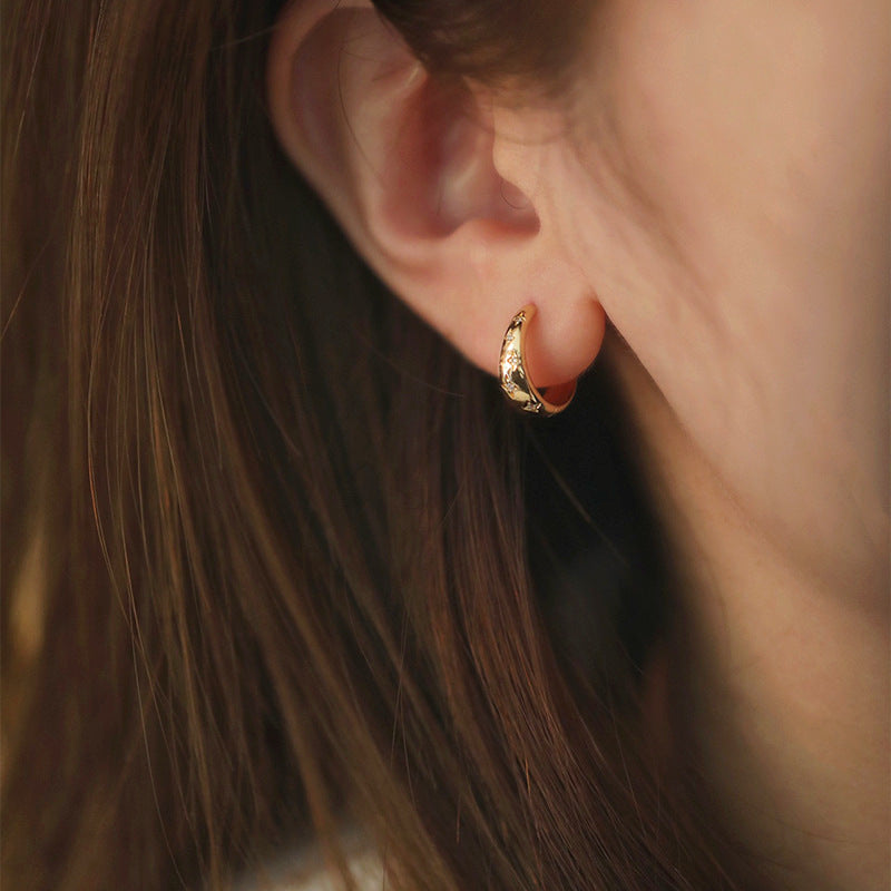 Boucles d'Oreilles Or et Argent Collection Édition Limitée Élégance Intemporelle