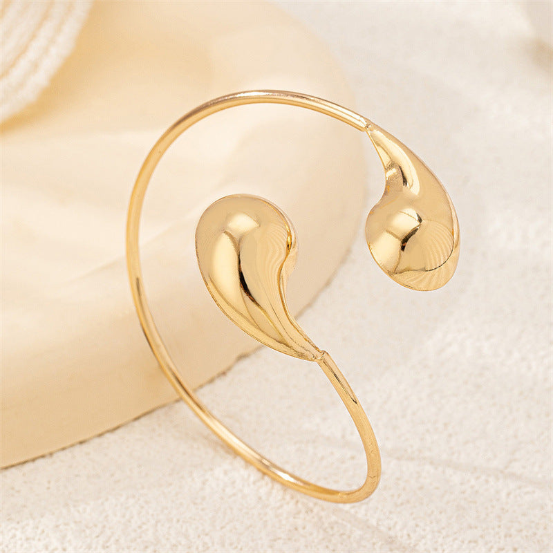 Bracelet femme minimaliste avec goutte scintillante - Lunaria