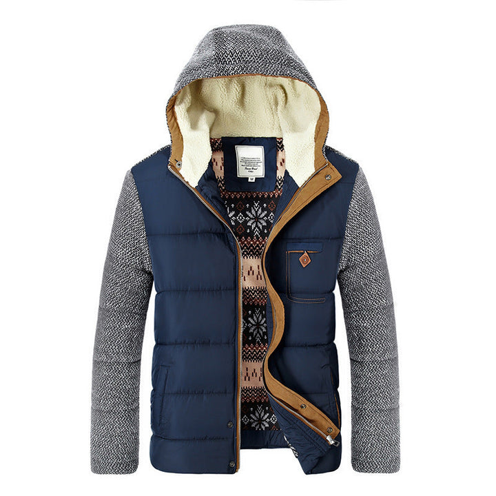 Veste à capuche matelassée d'automne - Alaric