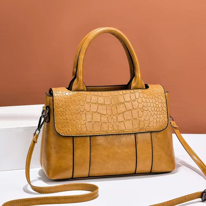 Sac à main effet cuir gaufré pour femme avec style structuré - Camila