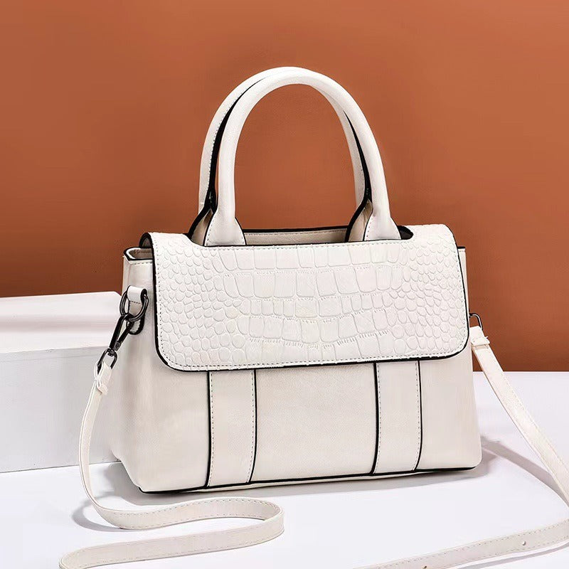 Sac à main effet cuir gaufré pour femme avec style structuré - Camila