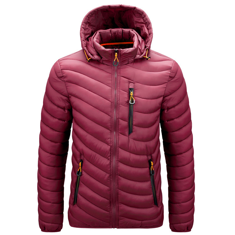 Veste matelassée légère à capuche pour hommes - Sverre