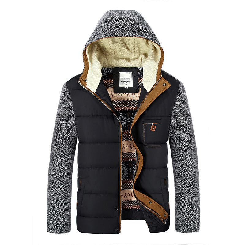 Veste à capuche matelassée d'automne - Alaric