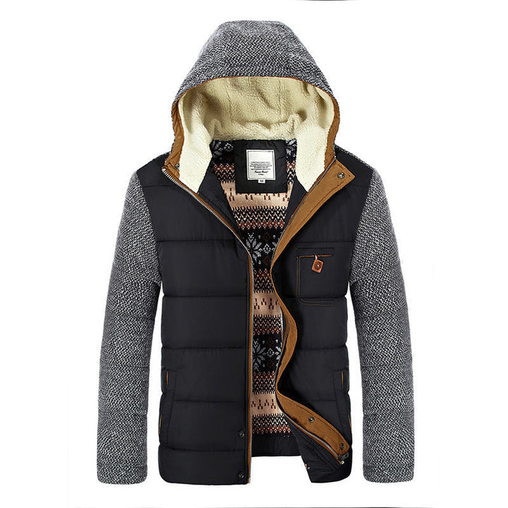 Veste à capuche matelassée d'automne - Alaric