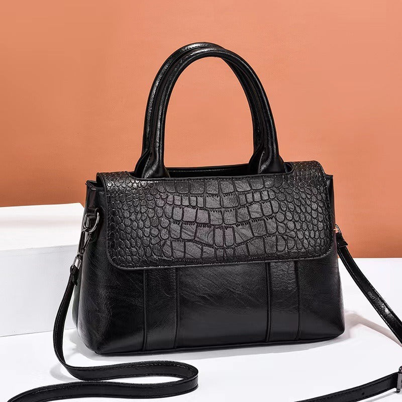 Sac à main effet cuir gaufré pour femme avec style structuré - Camila