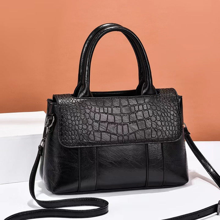 Sac à main effet cuir gaufré pour femme avec style structuré - Camila