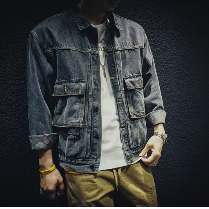 Omar - Veste denim décontractée