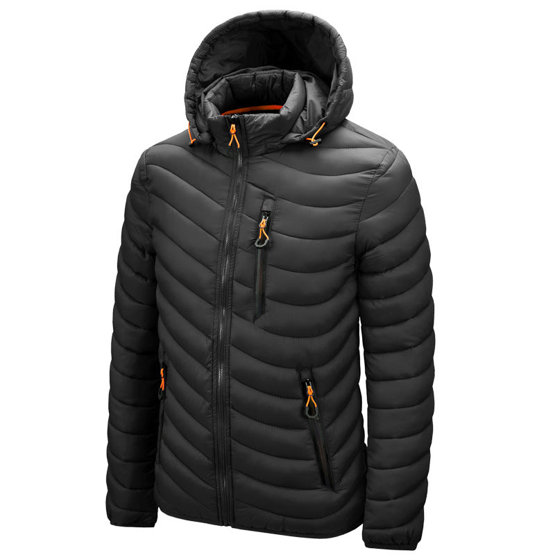 Veste matelassée légère à capuche pour hommes - Sverre