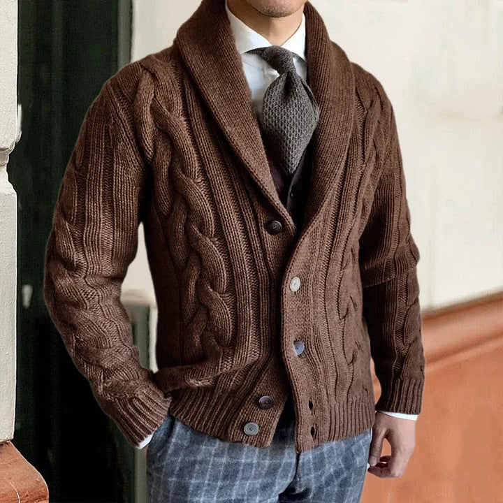 Cardigan chaud pour hommes pour l'automne et l'hiver