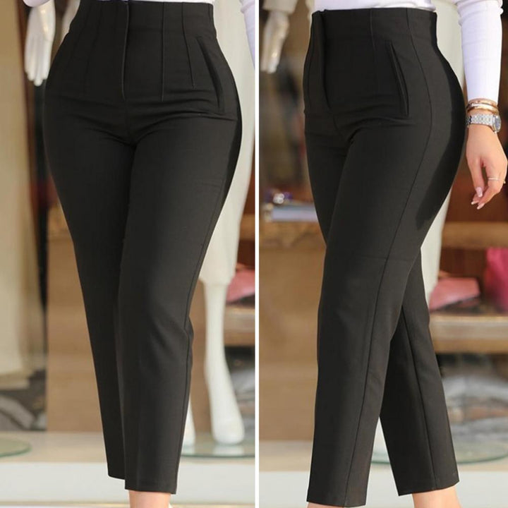 Allegra Hose - Pantalon femme taille haute slim pour un look élégant