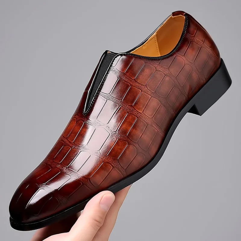 Loafers en cuir de haute qualité pour hommes